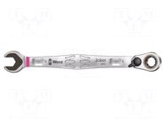 Wrench; combination spanner,with ratchet; 8mm; with switch WERA