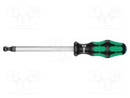 Screwdriver; hex key,spherical; HEX 10mm; Blade length: 150mm WERA