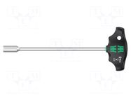 Screwdriver; 6-angles socket; HEX 10mm; Blade length: 230mm WERA