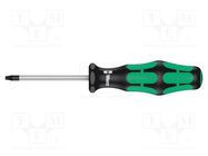 Screwdriver; Torx®; TX09; Blade length: 60mm; Overall len: 141mm WERA