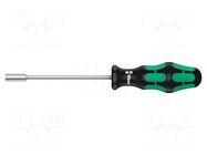Screwdriver; 6-angles socket; HEX 5mm; Blade length: 125mm WERA