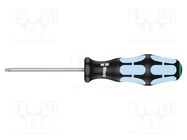 Screwdriver; Torx®; TX15; Blade length: 80mm; Overall len: 178mm WERA