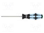 Screwdriver; Torx®; TX20; Blade length: 100mm; Overall len: 198mm WERA