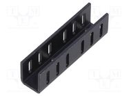 Heatsink: extruded; U; TO220; black; L: 50mm; W: 12mm; H: 15mm SEIFERT ELECTRONIC