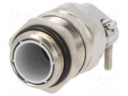 Cable gland; with earthing; M20; IP68; brass; HSK-MZ-EMC HUMMEL