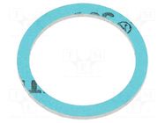 Gasket; composite; Thk: 1.5mm; Øint: 20.4mm; Øout: 25mm; PG13,5 HUMMEL