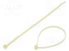 Cable tie; L: 200mm; W: 4.6mm; polyamide; 225N; natural; Ømax: 50mm HELLERMANNTYTON