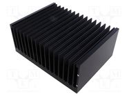 Heatsink: extruded; grilled; black; L: 150mm; W: 200mm; H: 84mm SEIFERT ELECTRONIC