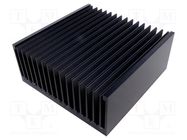 Heatsink: extruded; grilled; black; L: 200mm; W: 200mm; H: 84mm SEIFERT ELECTRONIC