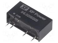 Converter: DC/DC; 2W; Uin: 4.5÷5.5VDC; Uout: 5VDC; Iout: 400mA; SIP7 XP POWER