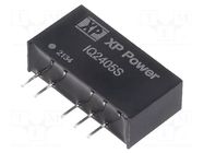 Converter: DC/DC; 1W; Uin: 24VDC; Uout: 5VDC; Uout2: -5VDC; SIP; THT XP POWER