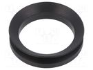 V-ring washer; NBR rubber; Shaft dia: 27÷29mm; L: 7.5mm; Ø: 25mm ORING USZCZELNIENIA TECHNICZNE