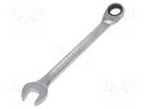 Wrench; combination spanner; 17mm; chromium plated steel STAHLWILLE