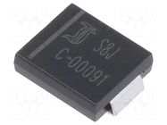 Diode: rectifying; SMD; 600V; 8A; 1.5us; SMC; Ufmax: 0.98V; Ifsm: 400A DIOTEC SEMICONDUCTOR