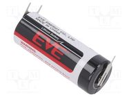 Battery: lithium; 3.6V; 18505; 3800mAh; non-rechargeable EVE BATTERY