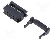 Connector: IDC; plug; female; PIN: 12; IDC; for ribbon cable; 1.27mm ADAM TECH