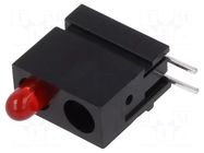 LED; in housing; 2.8mm; No.of diodes: 1; red; 20mA; 60°; 1.2÷4mcd MENTOR