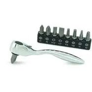 Offset Micro Bit Ratchet with Bits