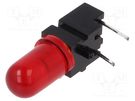 LED; in housing; red; 5mm; No.of diodes: 1; 20mA; Lens: red,diffused MENTOR