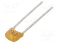 Capacitor: ceramic; 2.2nF; 50V; X7R; ±10%; THT; 2.54mm SR PASSIVES