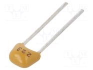 Capacitor: ceramic; 22nF; 50V; X7R; ±10%; THT; 2.54mm SR PASSIVES