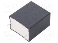 Capacitor: polypropylene; DC-Link; 10uF; ESR: 5.9mΩ; THT; ±5%; 13.9A KEMET