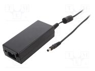 Power supply: switched-mode; 12VDC; 5.4A; Out: 5,5/2,5; 65W; 0÷60°C XP POWER