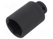 Socket; 6-angles,socket spanner,impact; HEX 36mm; 1/2"; long BETA
