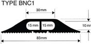 CABLE PROTECTOR, BNC1, BLACK, 3M