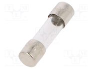 Fuse: fuse; quick blow; 3.5A; 250VAC; cylindrical,glass; 5x20mm SCHURTER