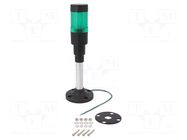 Signalling column; green; LED; 24VDC; 24VAC; HBJD-40; 40mm ONPOW