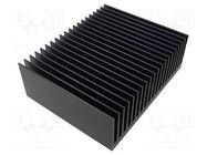 Heatsink: extruded; grilled; black; L: 200mm; W: 250mm; H: 83mm SEIFERT ELECTRONIC