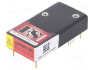 Converter: DC/DC; 10W; Uin: 12VDC; Uout: 0÷5kVDC; Iout: 2mA; THT; FS XP POWER