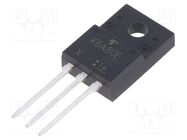 Transistor: N-MOSFET; unipolar; 800V; 6A; Idm: 18A; 45W; TO220FP TOSHIBA