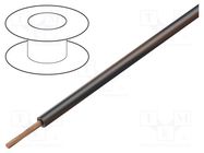 Wire; H05V-K,LgY; stranded; Cu; 1mm2; PVC; black-brown; 300V,500V BQ CABLE