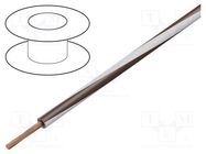 Wire; H05V-K,LgY; stranded; Cu; 1.5mm2; PVC; brown-white; 300V,500V BQ CABLE