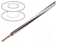 Wire; H05V-K,LgY; stranded; Cu; 0.35mm2; PVC; brown-white; 200m BQ CABLE