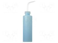 Cleanroom acces: dosing bottles; 230ml; dissipative; polyetylene EUROSTAT GROUP