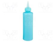 Tool: dosing bottles; blue (bright); polyetylene; 230ml; ESD EUROSTAT GROUP