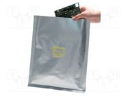 Protection bag; ESD; L: 406mm; W: 203mm; Thk: 106um; <1TΩ EUROSTAT GROUP