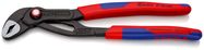 KNIPEX 87 22 250 SB Cobra® QuickSet High-Tech Water Pump Pliers with slim multi-component grips grey atramentized 250 mm (self-service card/blister)