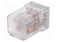 Relay: electromagnetic; 3PDT; 110VDC; 10A/250VAC; 10A/24VDC; R15 RELPOL