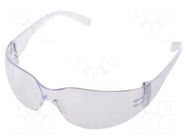Safety spectacles; Lens: transparent; Resistance to: UV rays LAHTI PRO