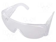 Safety spectacles; Lens: transparent; Protection class: F LAHTI PRO