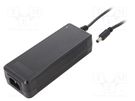 Power supply: switched-mode; 12VDC; 7.5A; Out: 5,5/2,1; 90W; 0÷40°C ESPE