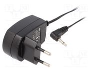 Power supply: switched-mode; mains,plug; 12VDC; 0.3A; 3.6W; 75.6% ESPE