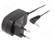 Power supply: switching; mains,plug-in; 12VDC; 0.3A; 3.6W; 75.6% ESPE