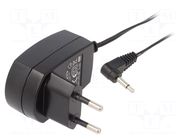 Power supply: switching; mains,plug-in; 12VDC; 0.3A; 3.6W; 75.6% ESPE