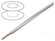 Wire; FLRY-B; 1x1.5mm2; stranded; Cu; PVC; white-grey; 60V; 100m BQ CABLE