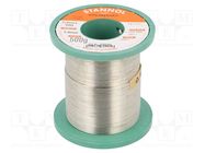 Soldering wire; Sn96,5Ag3Cu0,5; 1mm; 500g; lead free; reel; 3.5% STANNOL